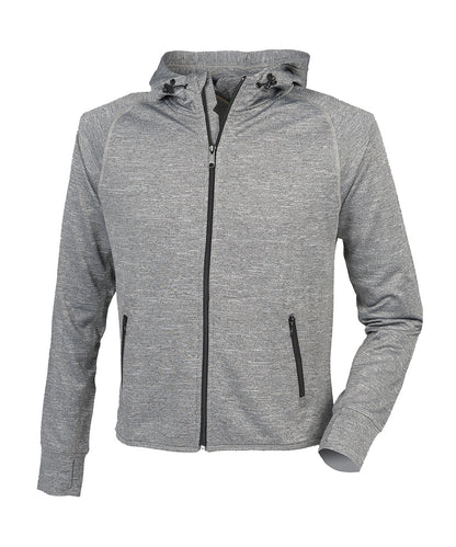 Tryck din logga på Hoodies från Tombo - Anpassa Huvtröja med reflekterande tejp i färgen Mellangrå för företag, föreningar och privatpersoner