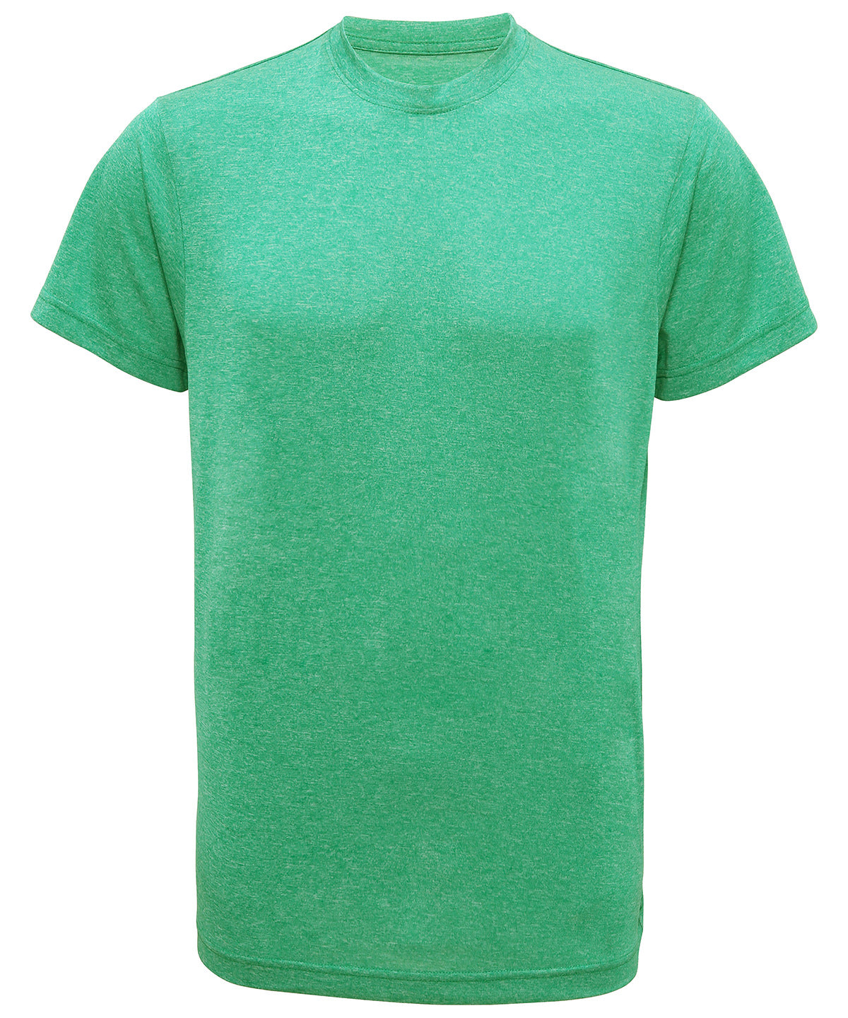 Tryck din logga på T-shirts från TriDri - Anpassa TriDri t-shirt med prestanda i färgen Mellan grön för företag, föreningar och privatpersoner
