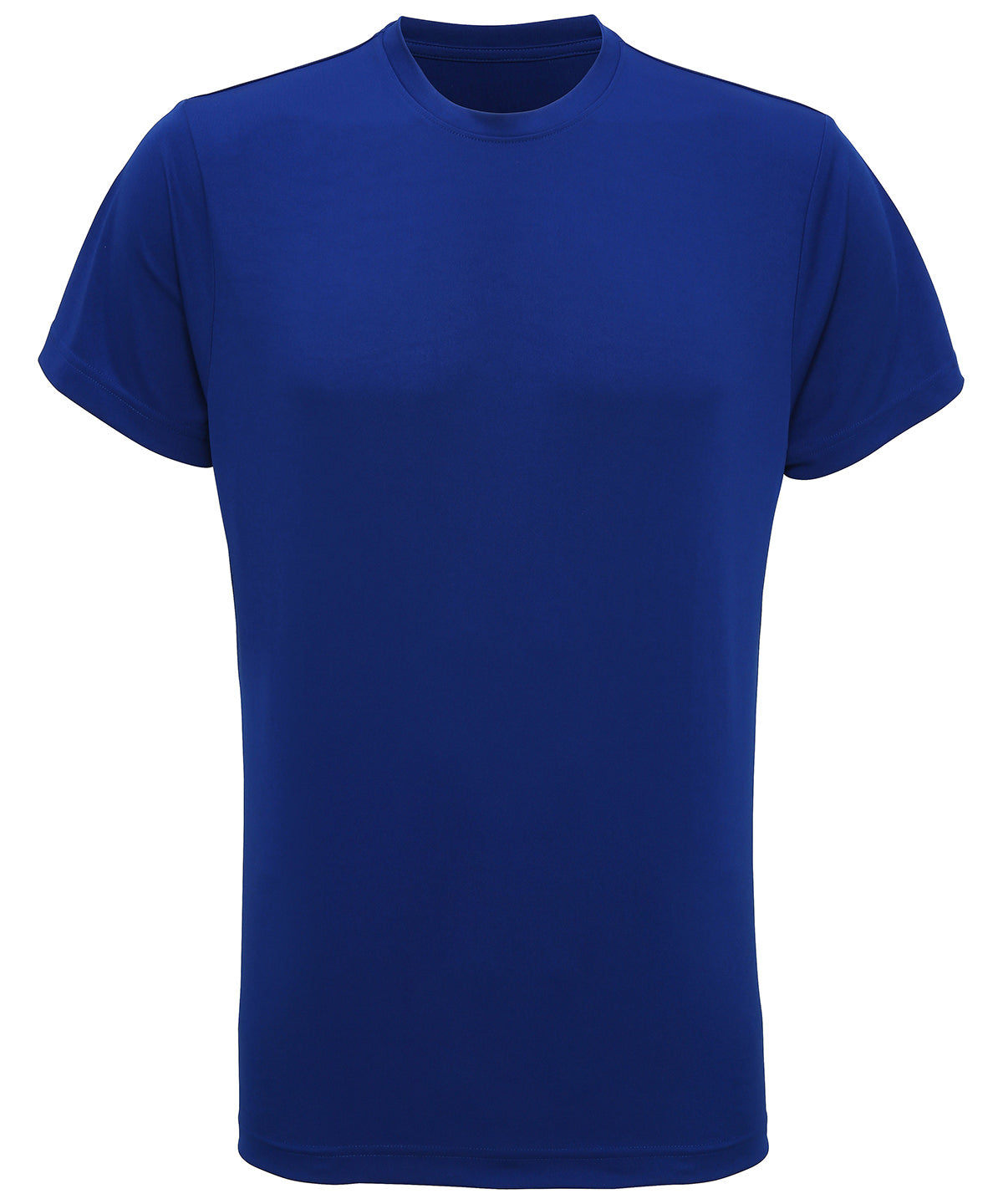 Tryck din logga på T-shirts från TriDri - Anpassa TriDri t-shirt med prestanda i färgen Royal för företag, föreningar och privatpersoner