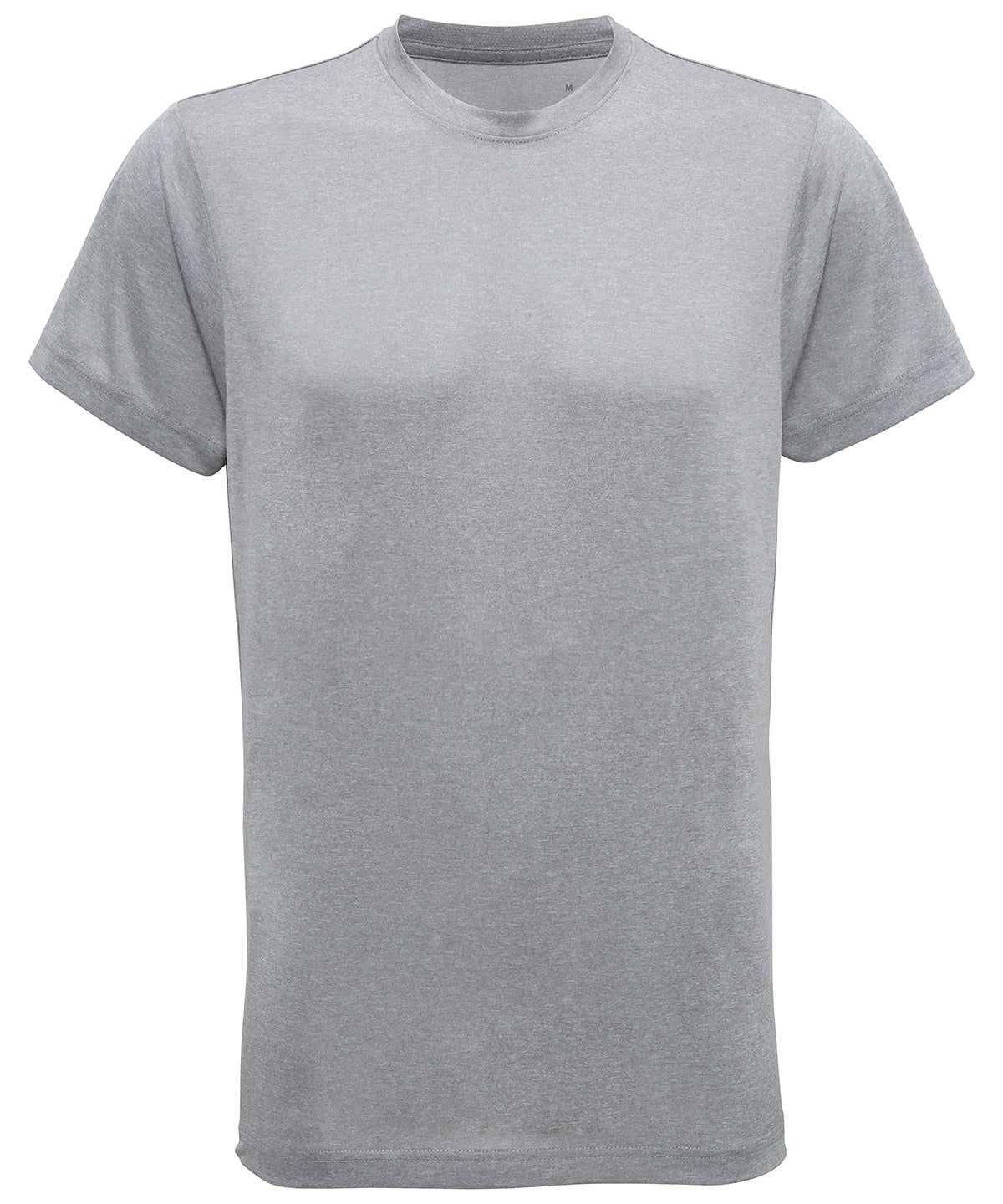 Tryck din logga på T-shirts från TriDri - Anpassa TriDri t-shirt med prestanda i färgen Silver för företag, föreningar och privatpersoner
