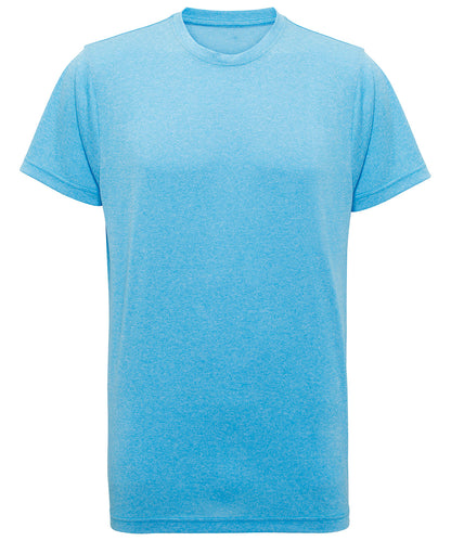 Tryck din logga på T-shirts från TriDri - Anpassa TriDri t-shirt med prestanda i färgen Turkos för företag, föreningar och privatpersoner