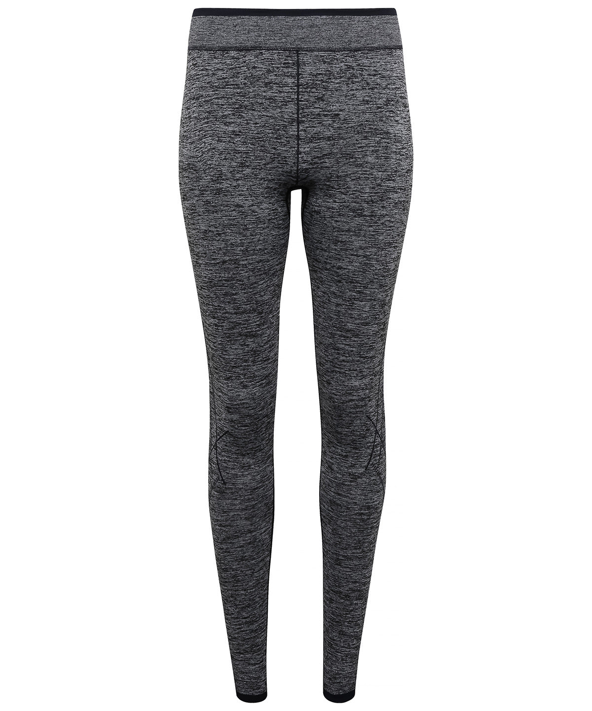 Tryck din logga på Leggings från TriDri - Anpassa TriDri sömlösa '3D fit' multisport-leggings för damer i färgen Ljunggrå för företag, föreningar och privatpersoner