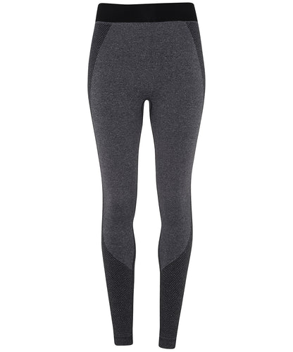 Tryck din logga på Leggings från TriDri - Anpassa TriDri sömlösa '3D fit' multisport leggings för damer i färgen Svart för företag, föreningar och privatpersoner