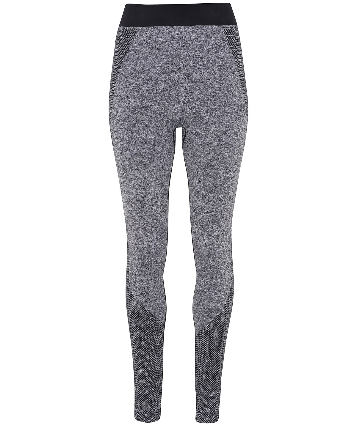 Tryck din logga på Leggings från TriDri - Anpassa TriDri sömlösa '3D fit' multisport leggings för damer i färgen Ljunggrå för företag, föreningar och privatpersoner