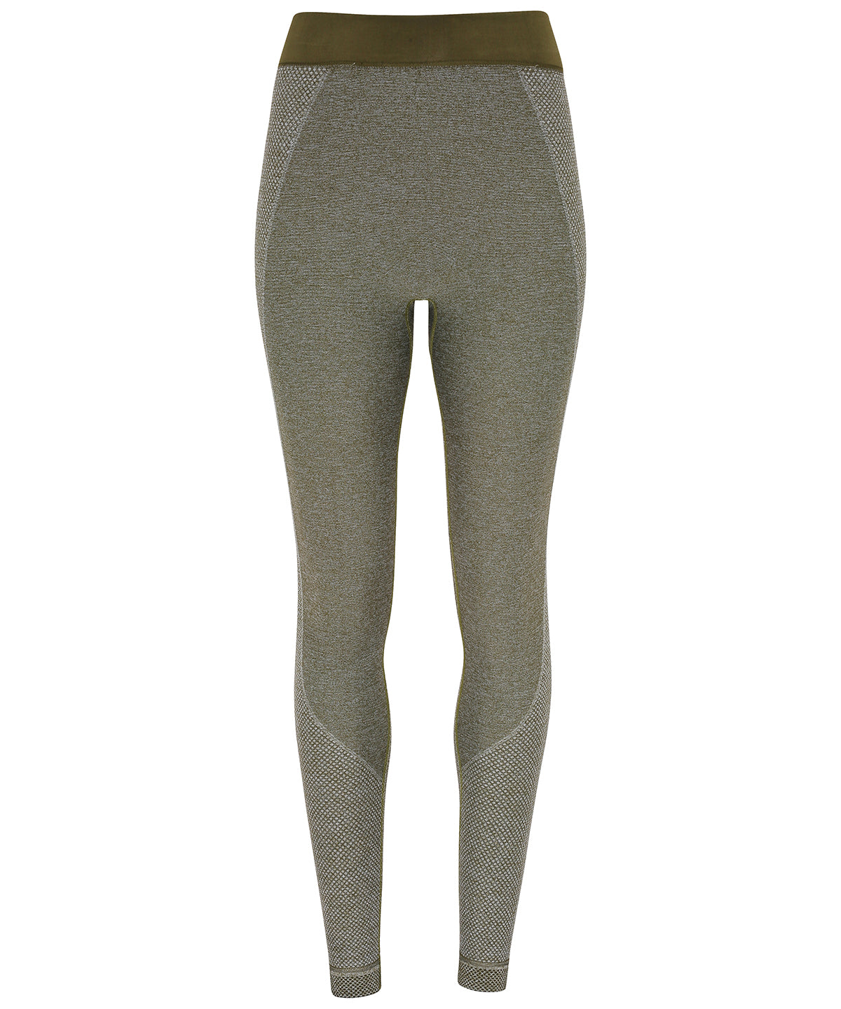 Tryck din logga på Leggings från TriDri - Anpassa TriDri sömlösa '3D fit' multisport leggings för damer i färgen Oliv för företag, föreningar och privatpersoner