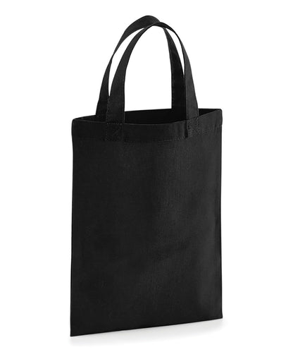 Tryck din logga på Väskor från Westford Mill - Anpassa Party Bag for Life i färgen Svart One Size för företag, föreningar och privatpersoner