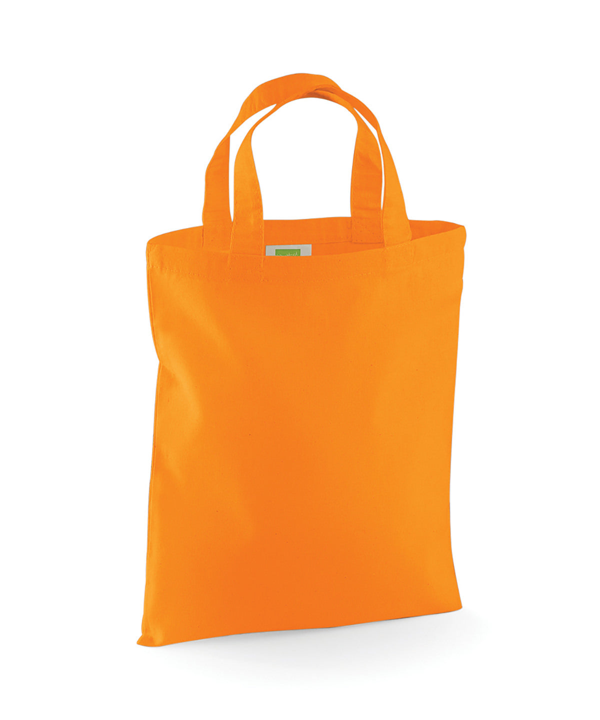 Tryck din logga på Väskor från Westford Mill - Anpassa Mini Bag for Life i färgen Mellan Orange One Size för företag, föreningar och privatpersoner