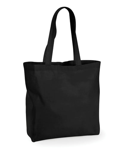 Tryck din logga på Väskor från Westford Mill - Anpassa Maxi Bag for Life i färgen Svart One Size för företag, föreningar och privatpersoner