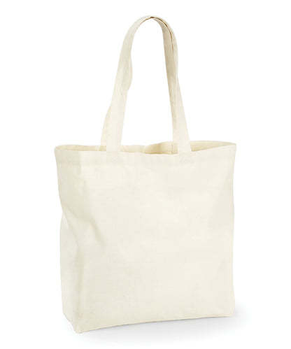 Tryck din logga på Väskor från Westford Mill - Anpassa Maxi Bag for Life i färgen Naturligt One Size för företag, föreningar och privatpersoner