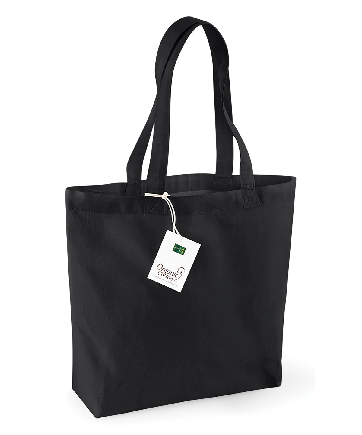 Tryck din logga på Väskor från Westford Mill - Anpassa EarthAware Organic Classic Shopper i färgen Svart One Size för företag, föreningar och privatpersoner