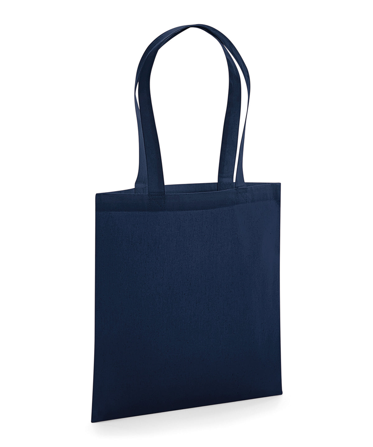 Tryck din logga på Väskor från Westford Mill - Anpassa EarthAware Organic Marina Tote i färgen Marinblå One Size för företag, föreningar och privatpersoner