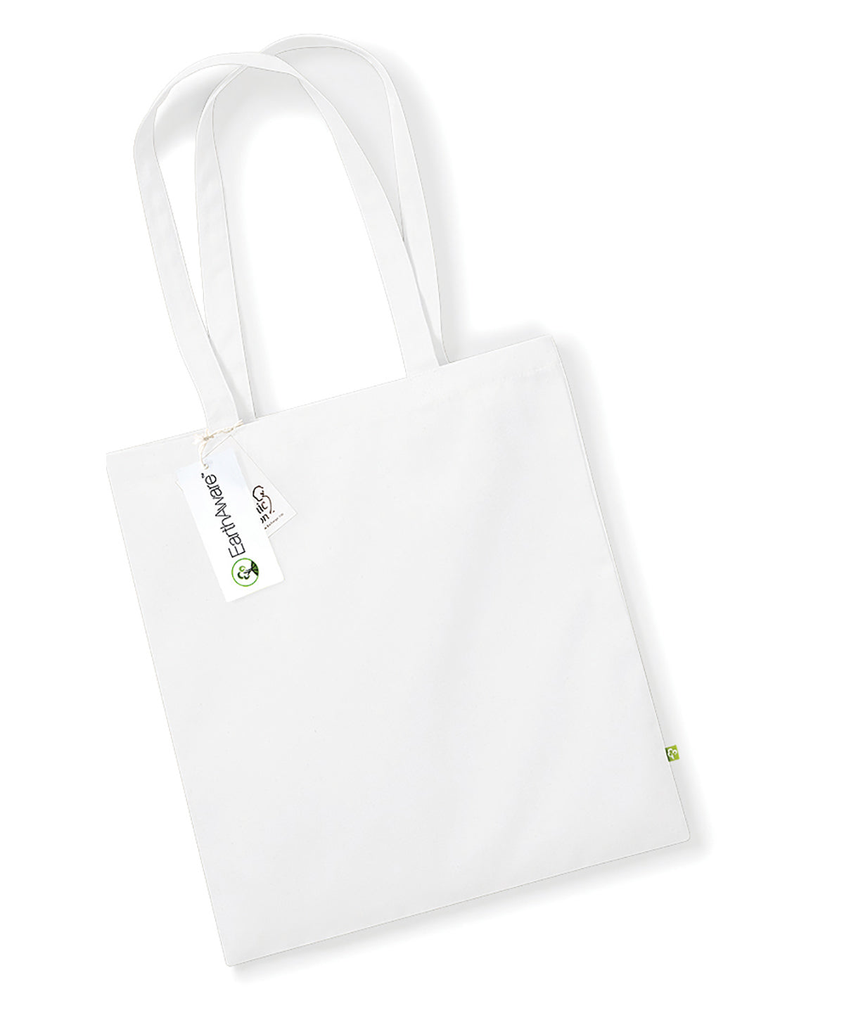 Tryck din logga på Väskor från Westford Mill - Anpassa EarthAware Organic Bag for Life i färgen Vit One Size för företag, föreningar och privatpersoner