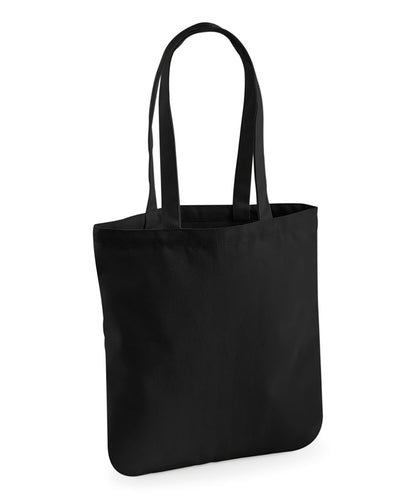 Tryck din logga på Väskor från Westford Mill - Anpassa EarthAware Organic Spring Tote i färgen Svart One Size för företag, föreningar och privatpersoner