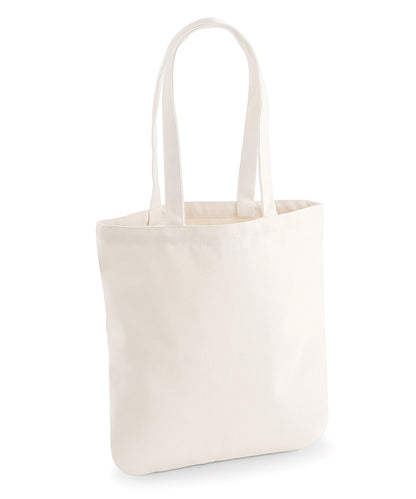 Tryck din logga på Väskor från Westford Mill - Anpassa EarthAware Organic Spring Tote i färgen Naturligt One Size för företag, föreningar och privatpersoner