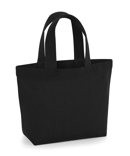Tryck din logga på Väskor från Westford Mill - Anpassa EarthAware Organic Marine Tote Mini i färgen Svart One Size för företag, föreningar och privatpersoner