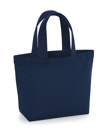 Tryck din logga på Väskor från Westford Mill - Anpassa EarthAware Organic Marine Tote Mini i färgen Marinblå One Size för företag, föreningar och privatpersoner