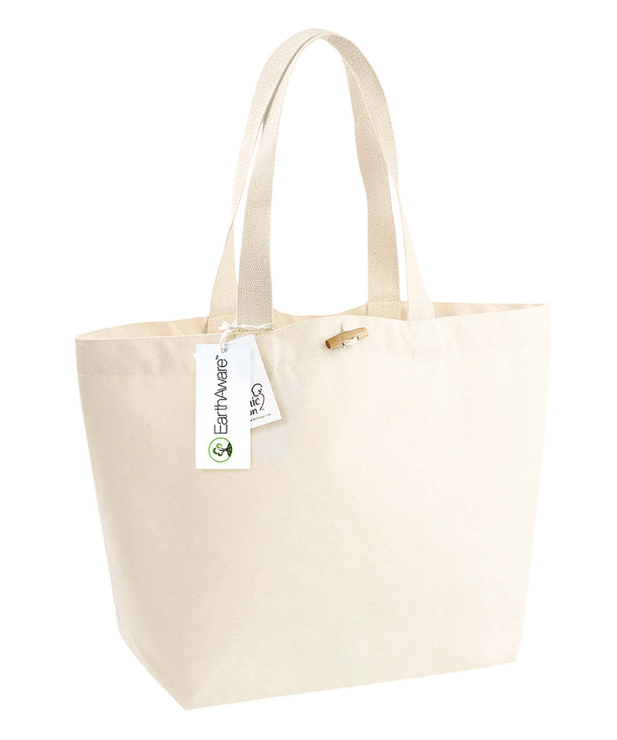 Tryck din logga på Väskor från Westford Mill - Anpassa EarthAware Organic Marine Tote i färgen Naturligt One Size för företag, föreningar och privatpersoner