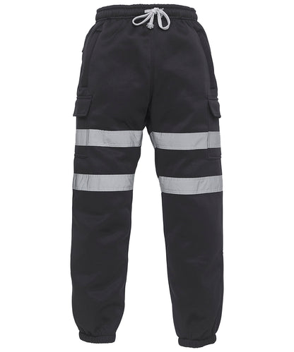 Tryck din logga på Mjukisbyxor från Yoko - Anpassa Hi-vis joggingbyxor i färgen Svart för företag, föreningar och privatpersoner