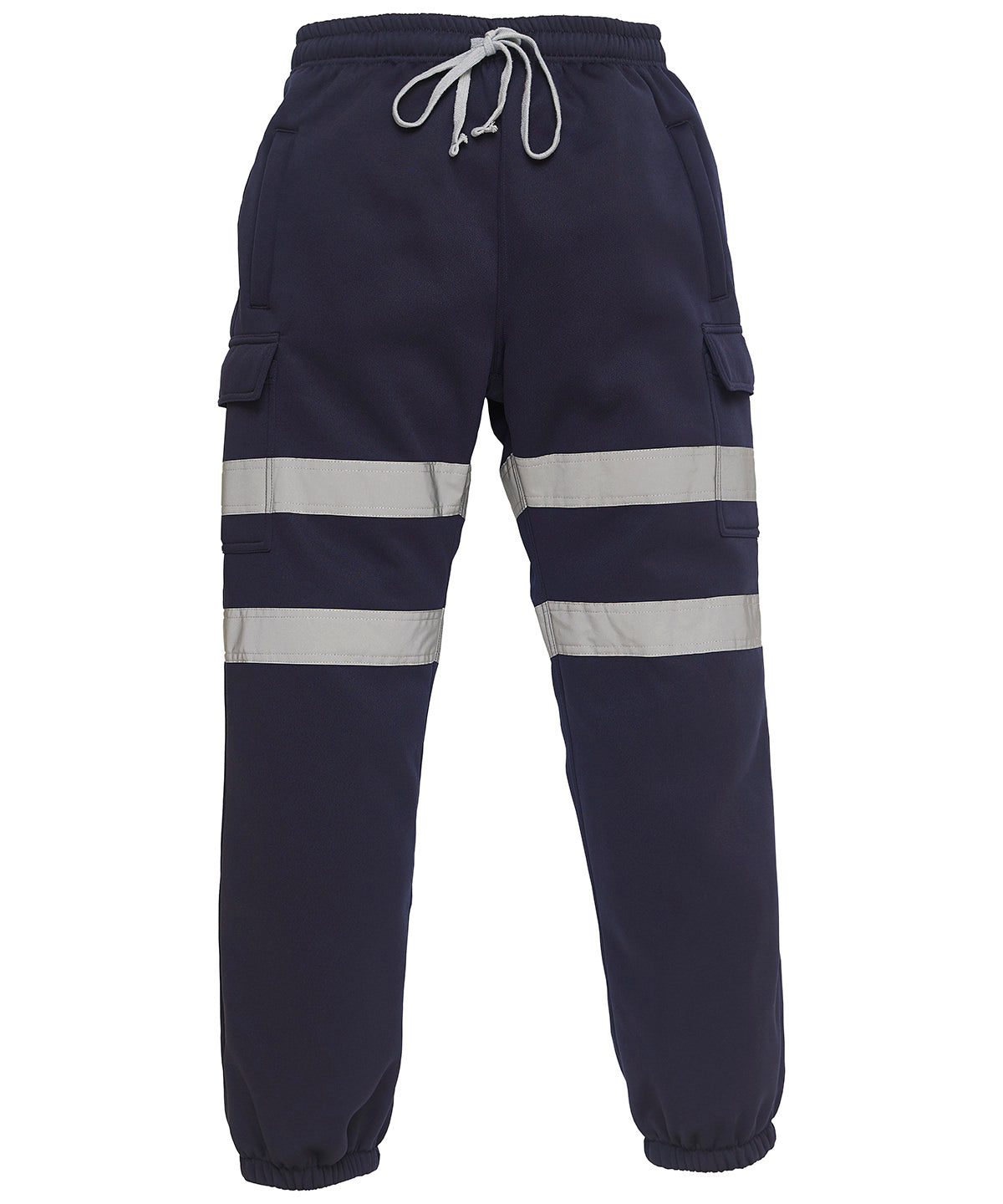 Tryck din logga på Mjukisbyxor från Yoko - Anpassa Hi-vis joggingbyxor i färgen Marinblå för företag, föreningar och privatpersoner