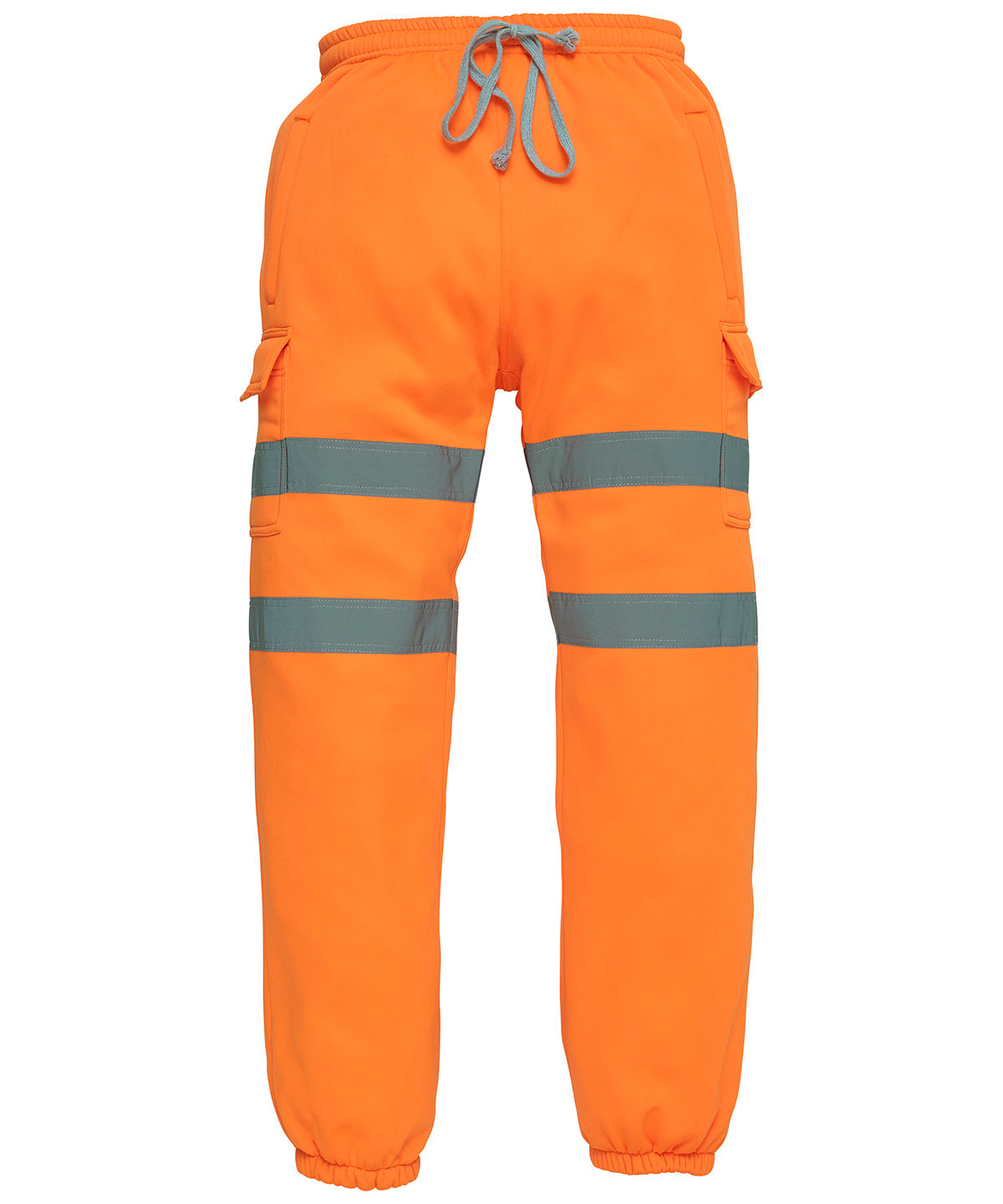 Tryck din logga på Mjukisbyxor från Yoko - Anpassa Hi-vis joggingbyxor i färgen Mellan Orange för företag, föreningar och privatpersoner