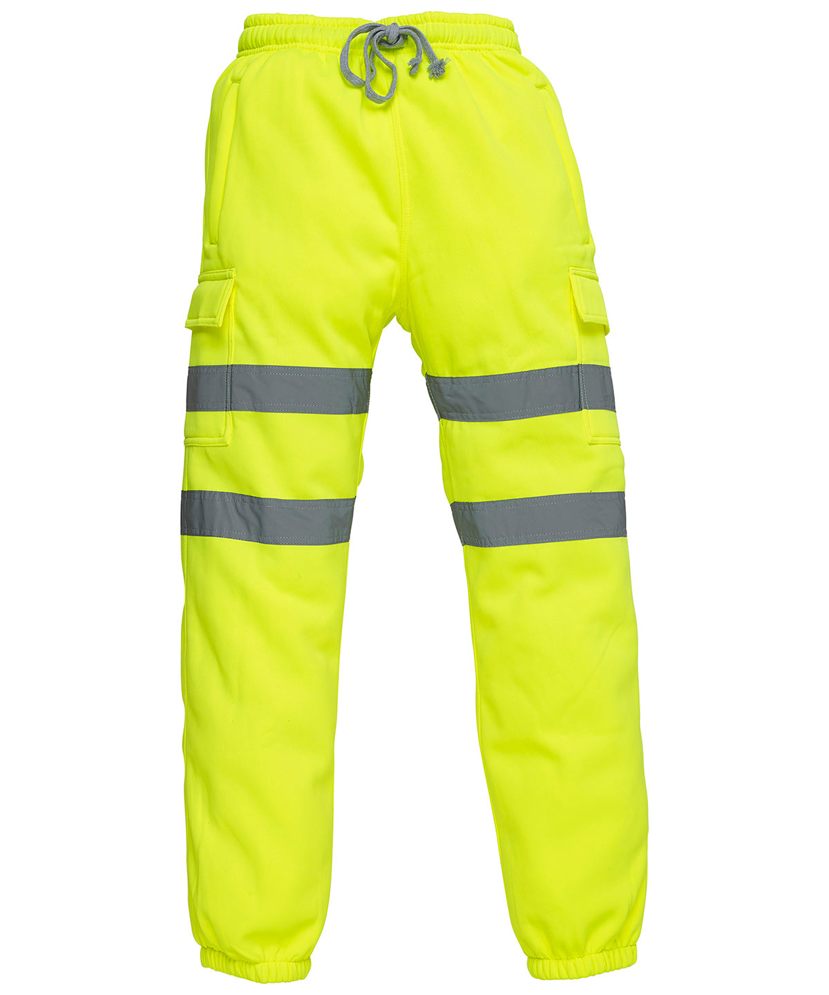 Tryck din logga på Mjukisbyxor från Yoko - Anpassa Hi-vis joggingbyxor i färgen Ljusgul för företag, föreningar och privatpersoner