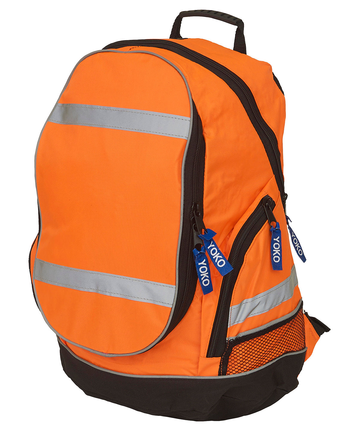 Tryck din logga på Väskor från Yoko - Anpassa Hi-vis London ryggsäck i färgen Mellan Orange One Size för företag, föreningar och privatpersoner