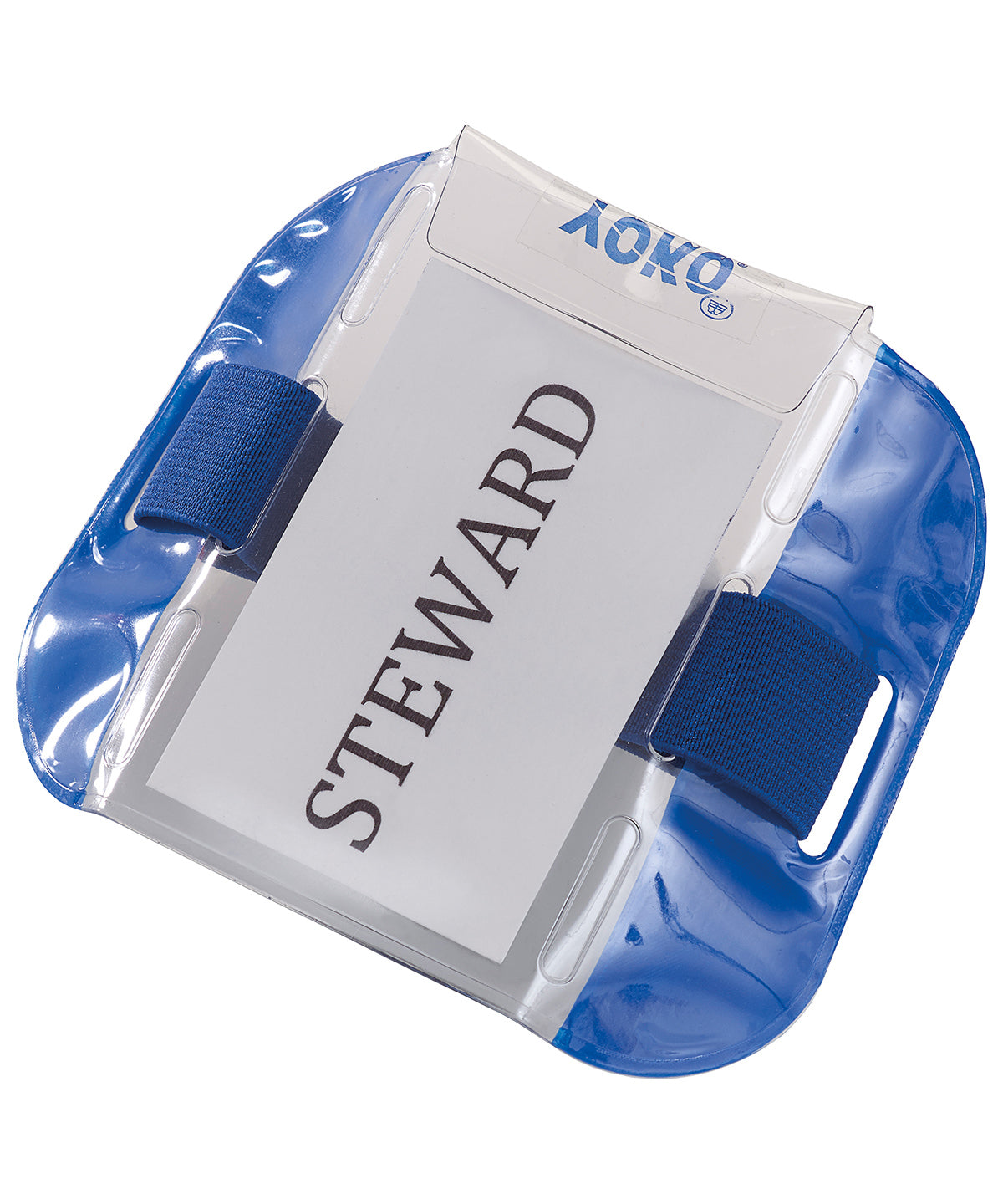 Tryck din logga på Armband från Yoko - Anpassa ID-armband i färgen Mellanblå One Size för företag, föreningar och privatpersoner