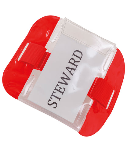 Tryck din logga på Armband från Yoko - Anpassa ID-armband i färgen Mellan röd One Size för företag, föreningar och privatpersoner