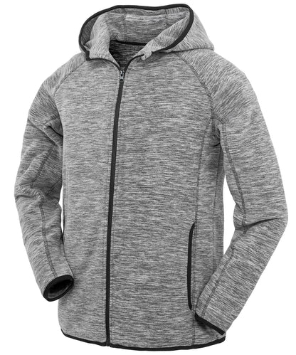 Tryck din logga på Hoodies från Spiro - Anpassa SPIRO - Microfleece-Hoodie i färgen Ljunggrå för företag, föreningar och privatpersoner