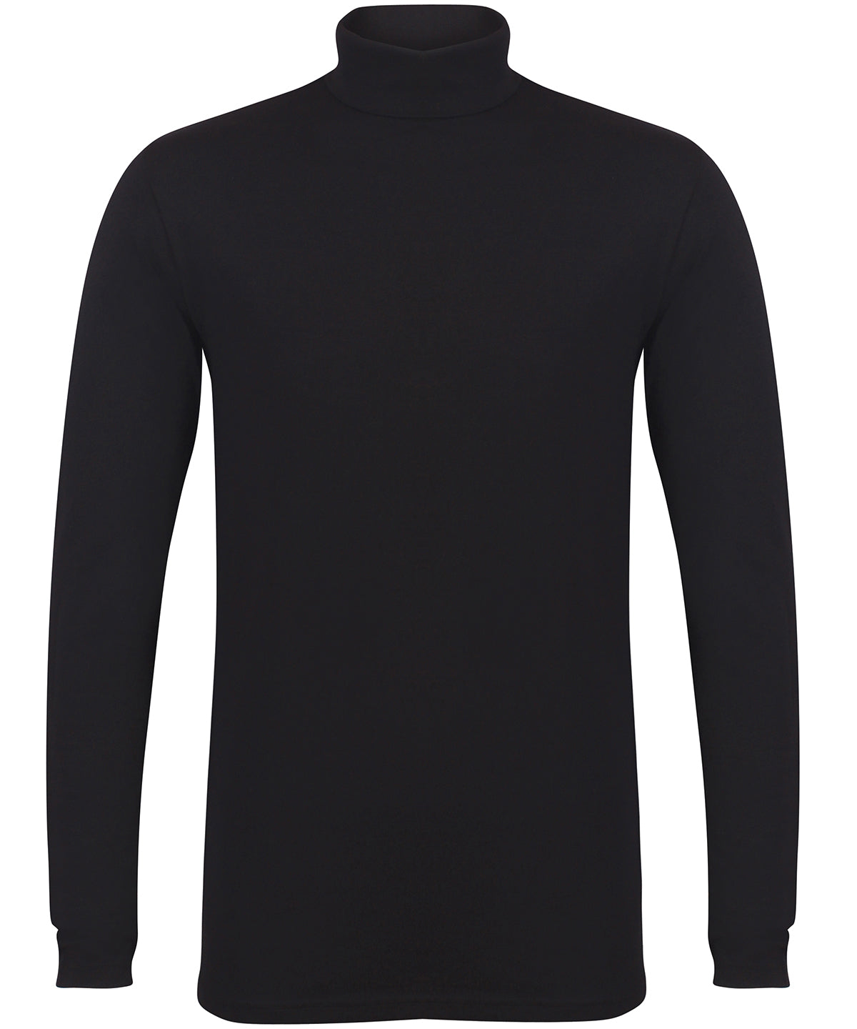Tryck din logga på Sweatshirts från SF - Anpassa SF Unisex - Feel Good-topp med Rullande Hals i färgen Svart för företag, föreningar och privatpersoner