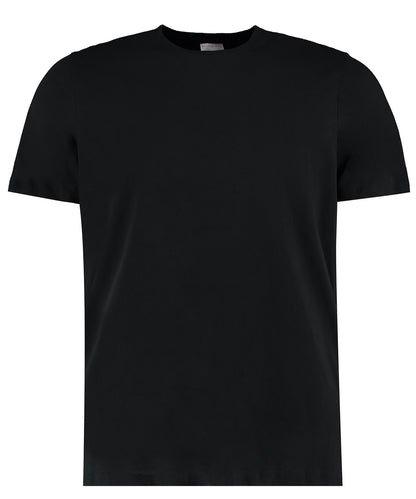 Tryck din logga på T-shirts från Kustom Kit - Anpassa Cotton T-Shirt i färgen Svart för företag, föreningar och privatpersoner