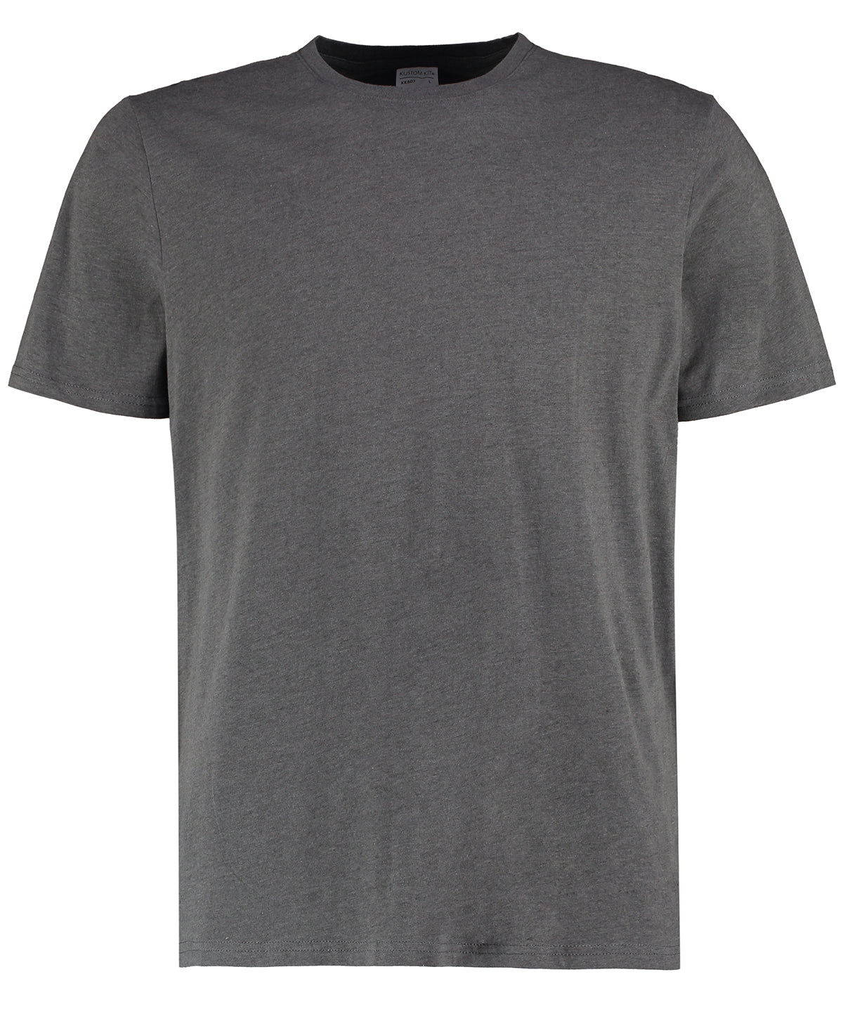 Tryck din logga på T-shirts från Kustom Kit - Anpassa Cotton T-Shirt i färgen Mörkgrå för företag, föreningar och privatpersoner