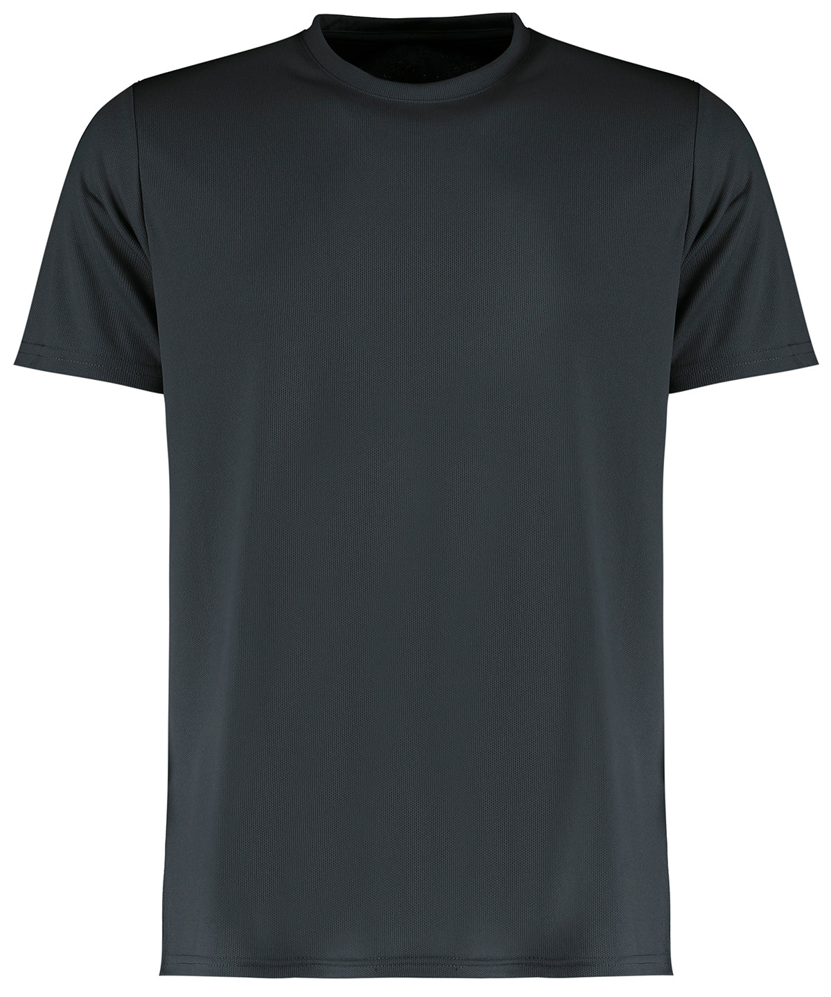 Tryck din logga på T-shirts från Kustom Kit - Anpassa Cooltex Plus Moisture-Wicking T-Shirt - Herr i färgen Mörkgrå för företag, föreningar och privatpersoner
