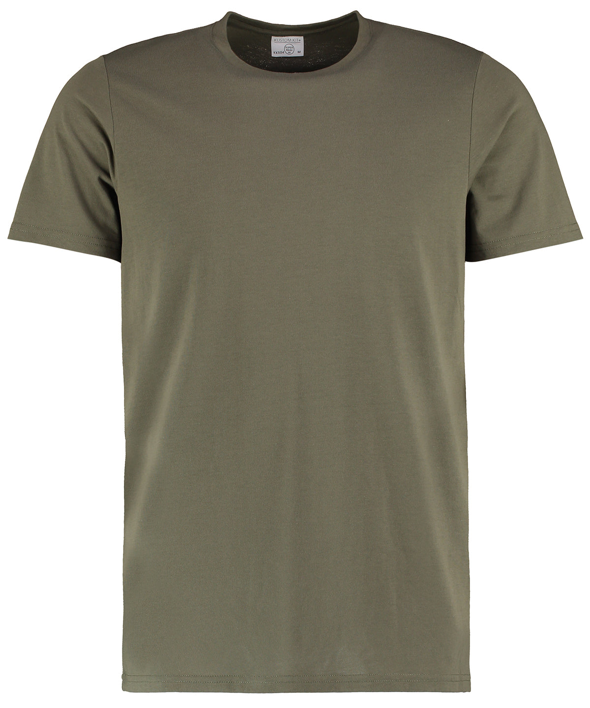 Tryck din logga på T-shirts från Kustom Kit - Anpassa Superwash 60 T‑Shirt - Herr i färgen Khaki för företag, föreningar och privatpersoner