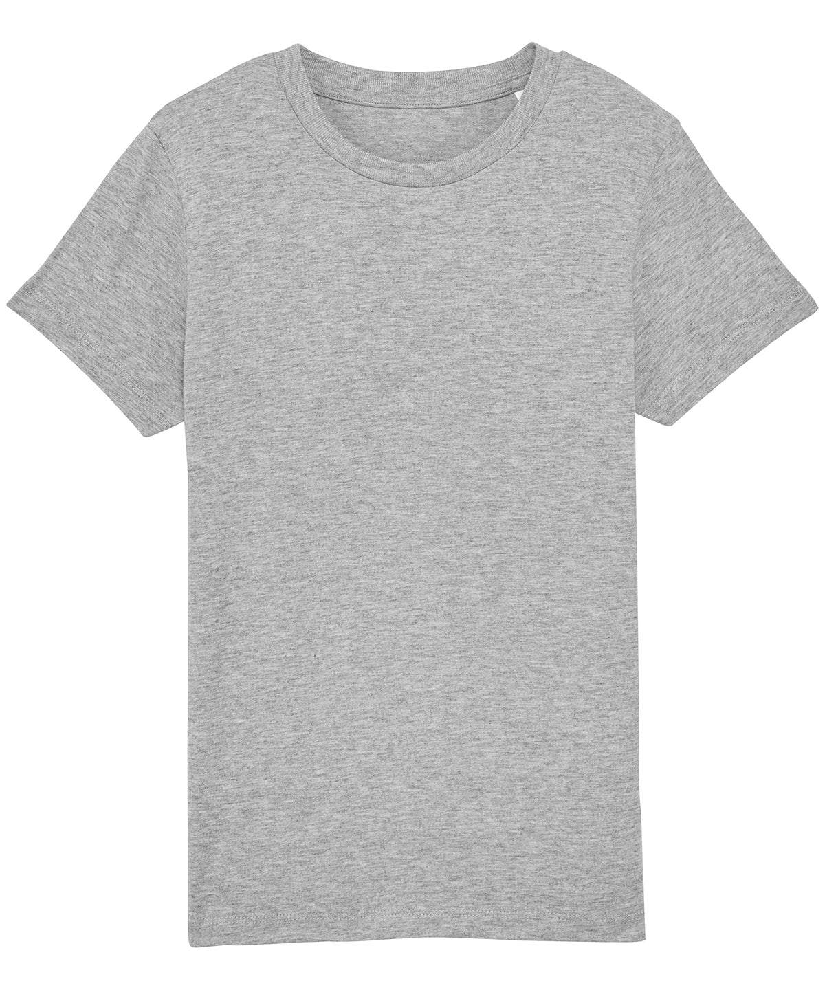 Tryck din logga på T-shirts från Stanley/Stella - Anpassa Mini Creator Ikonisk T-shirt – Barn i färgen Ljunggrå för företag, föreningar och privatpersoner