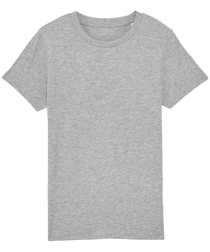Tryck din logga på T-shirts från Stanley/Stella - Anpassa Mini Creator Ikonisk T-shirt – Barn i färgen Ljunggrå för företag, föreningar och privatpersoner