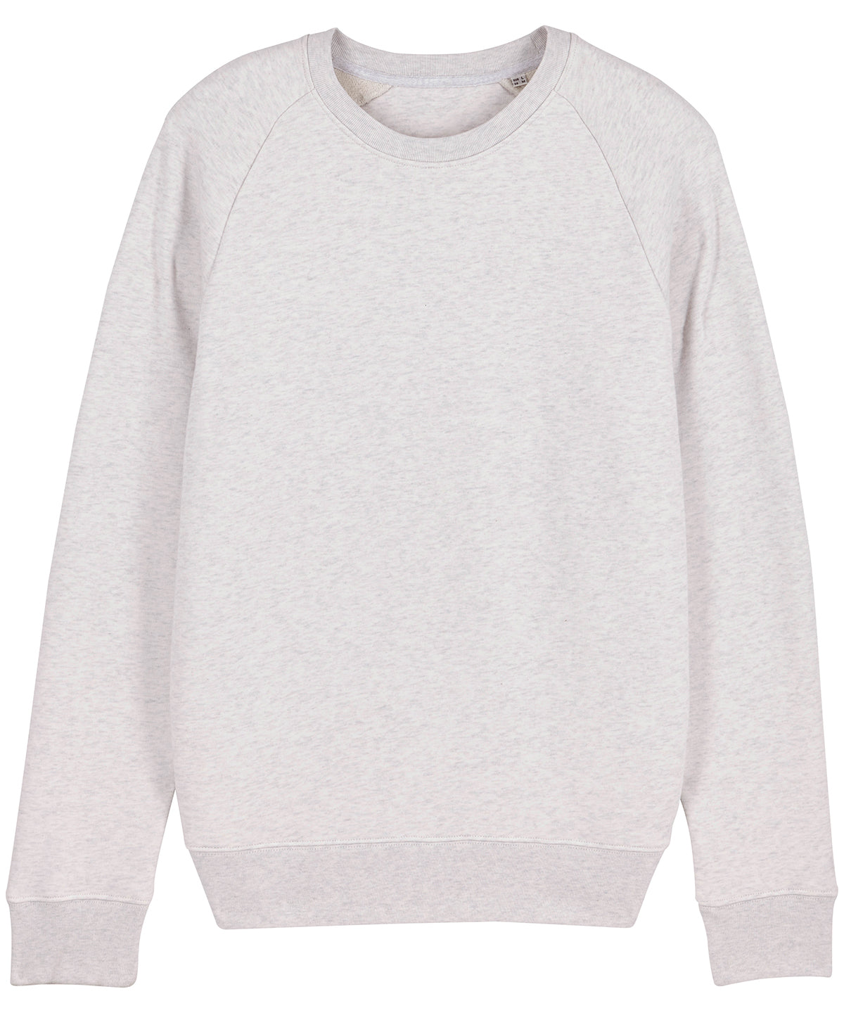 Tryck din logga på Sweatshirts från Stanley/Stella - Anpassa Stanley Stella - Stroller, Unisex Sweatshirt/Rund hals i färgen Ljusgrå för företag, föreningar och privatpersoner
