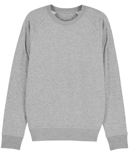 Tryck din logga på Sweatshirts från Stanley/Stella - Anpassa Stanley Stella - Stroller, Unisex Sweatshirt/Rund hals i färgen Ljunggrå för företag, föreningar och privatpersoner