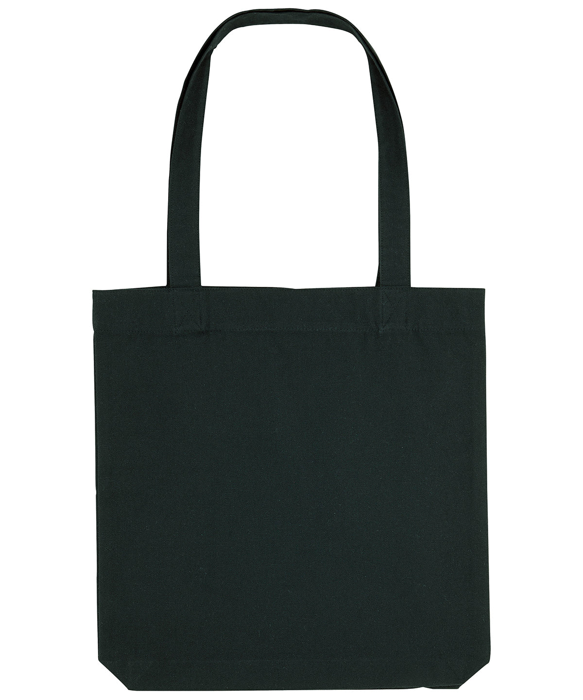 Tryck din logga på Väskor från Stanley/Stella - Anpassa Woven Fabric Tote i färgen Svart One Size för företag, föreningar och privatpersoner