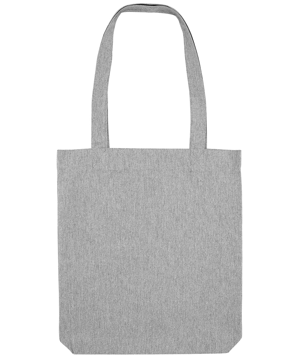 Tryck din logga på Väskor från Stanley/Stella - Anpassa Woven Fabric Tote i färgen Ljunggrå One Size för företag, föreningar och privatpersoner