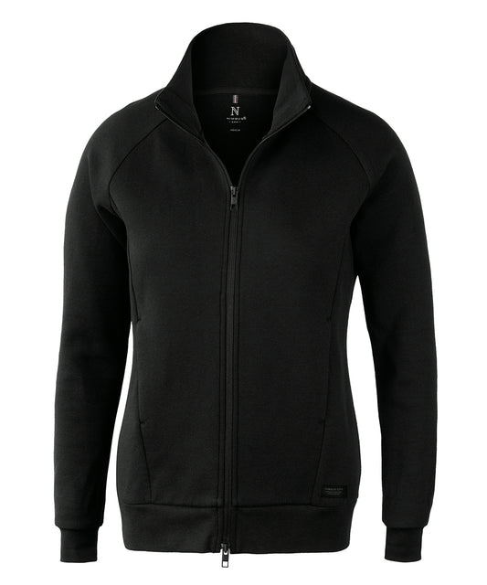 Tryck din logga på Sweatshirts från Nimbus - Anpassa Nimbus - Dam Eaton Premium Dubbelvikt Sweatshirt i färgen Svart för företag, föreningar och privatpersoner