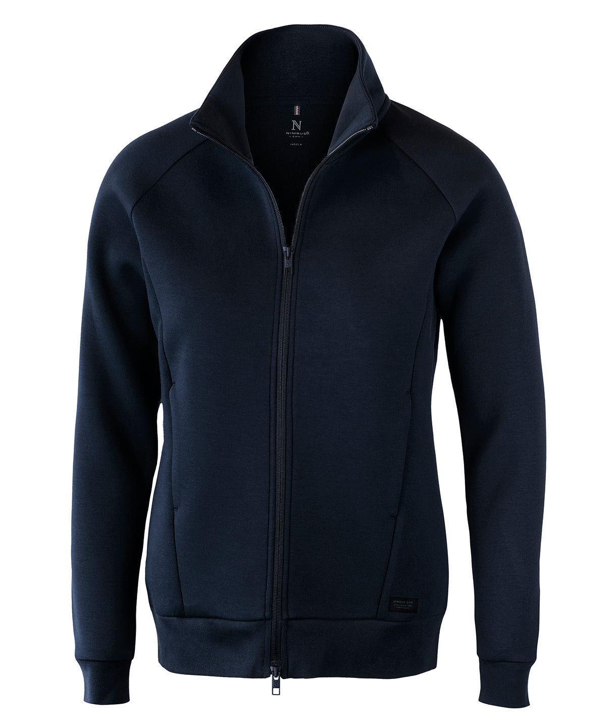 Tryck din logga på Sweatshirts från Nimbus - Anpassa Nimbus - Dam Eaton Premium Dubbelvikt Sweatshirt i färgen Marinblå för företag, föreningar och privatpersoner