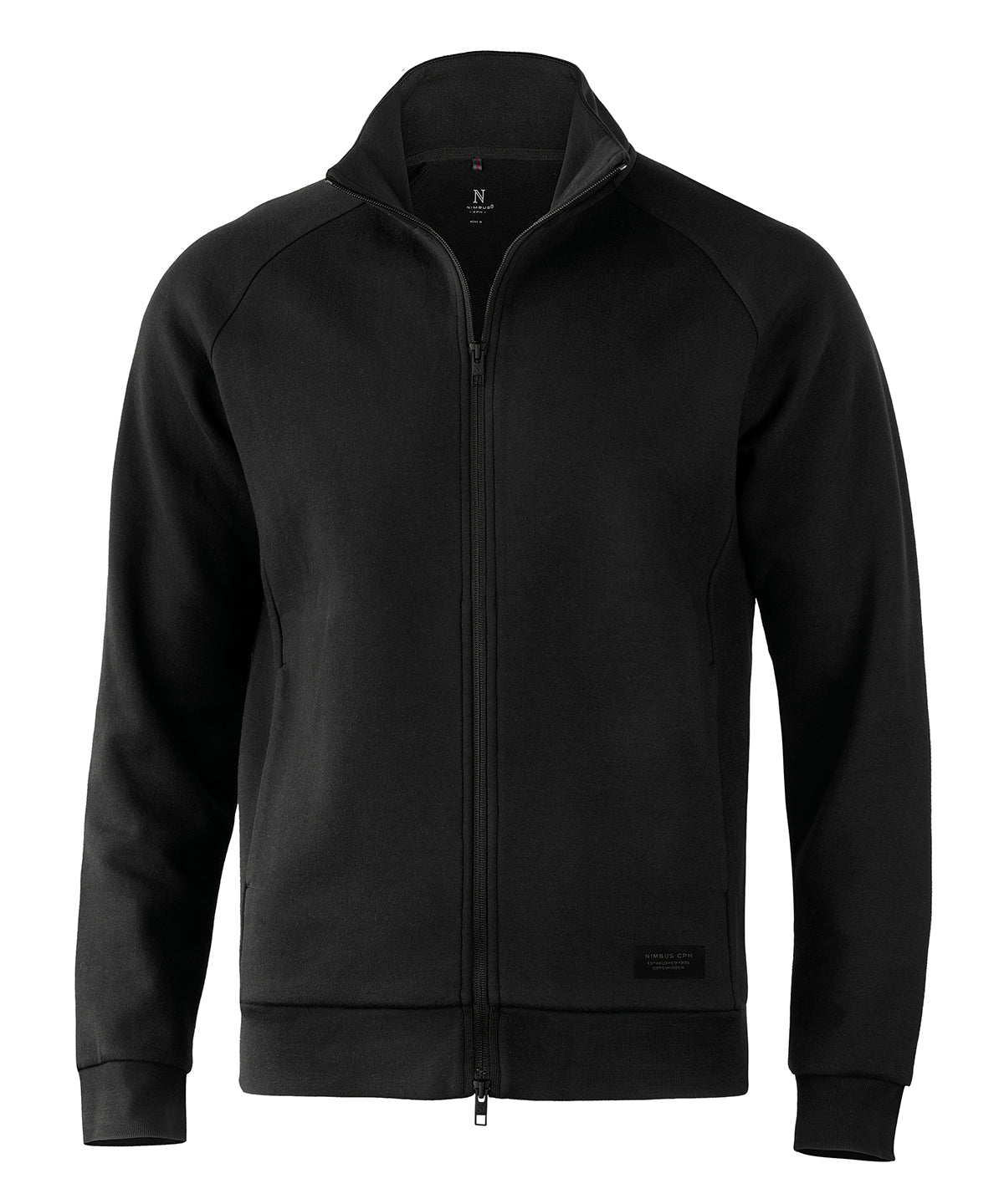 Tryck din logga på Sweatshirts från Nimbus - Anpassa Nimbus - Eaton Premium Sweatshirt med Dubbla Sidor i färgen Svart för företag, föreningar och privatpersoner