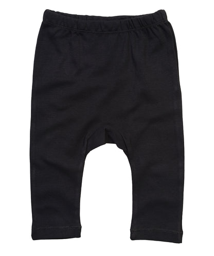 Tryck din logga på Leggings från Babybugz - Anpassa Leggings för bebisar i färgen Svart 18 24 Months för företag, föreningar och privatpersoner