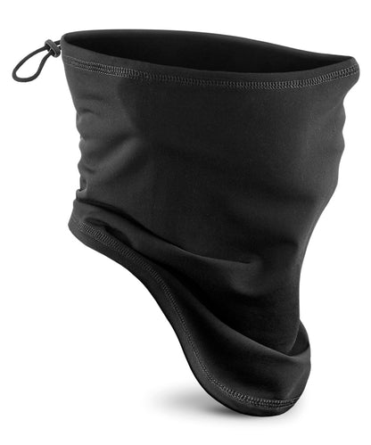 Tryck din logga på Halsvärmare från Beechfield - Anpassa Halsvärmare i softshell med sportteknik i färgen Svart One Size för företag, föreningar och privatpersoner