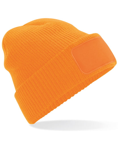 Tryck din logga på Mössor från Beechfield - Anpassa Mössa med Thinsulate-lapp i färgen Neon orange One Size för företag, föreningar och privatpersoner