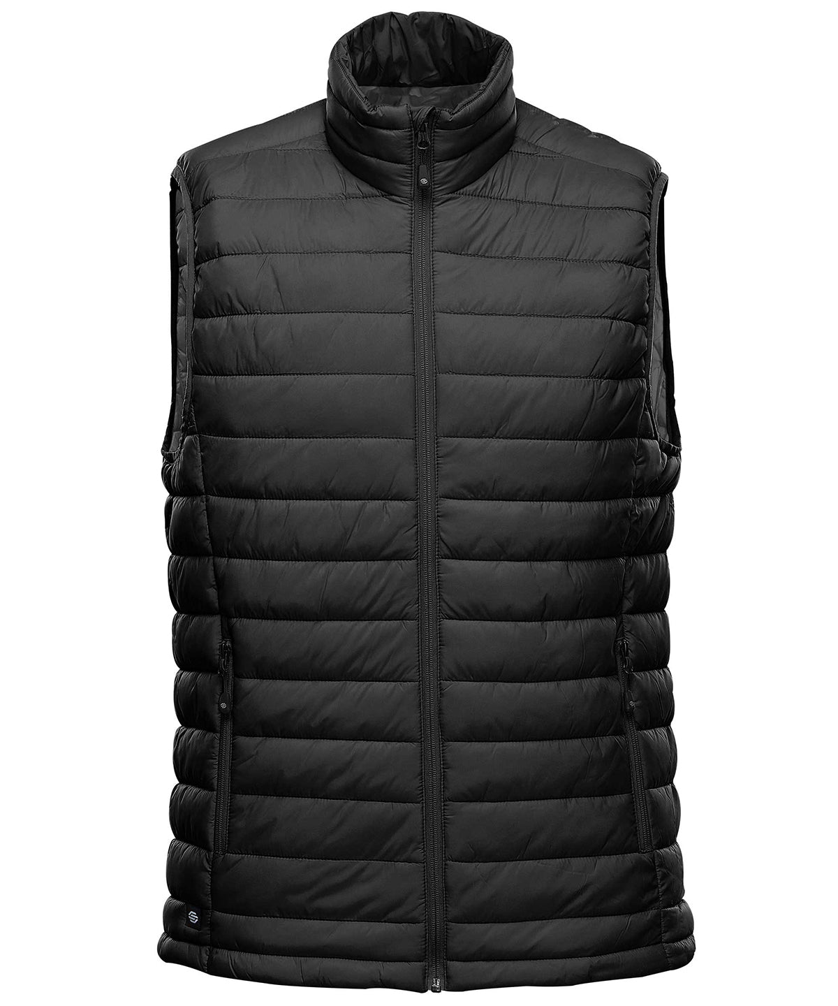 Tryck din logga på Termovästar från Stormtech - Anpassa Stavanger termisk Linne i färgen Svart för företag, föreningar och privatpersoner