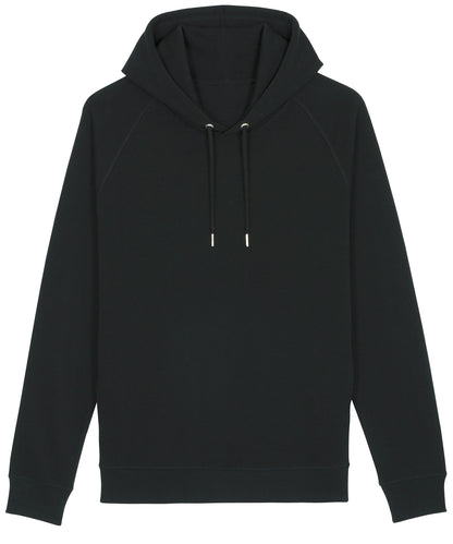 Tryck din logga på Hoodies från Stanley/Stella - Anpassa Stanley Stella - Sider Unisex Hoodie i färgen Svart för företag, föreningar och privatpersoner