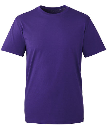Tryck din logga på T-shirts från Anthem - Anpassa Anthem Tee -Unisex i färgen Mellanlila för företag, föreningar och privatpersoner