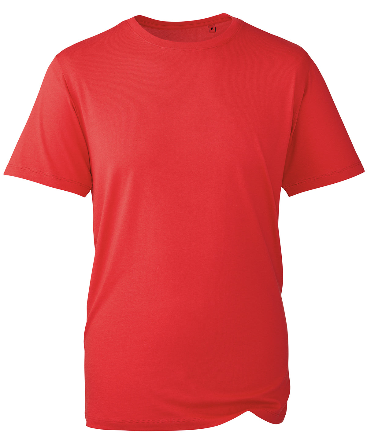 Tryck din logga på T-shirts från Anthem - Anpassa Anthem Tee -Unisex i färgen Mellan röd för företag, föreningar och privatpersoner